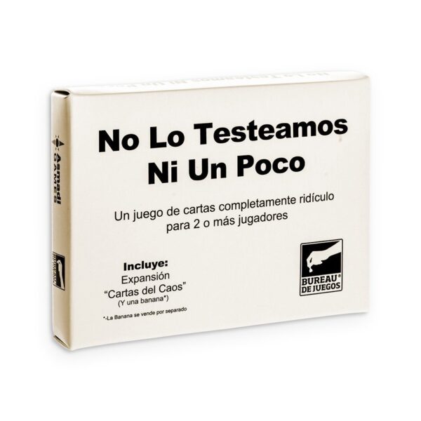No lo testeamos ni un poco