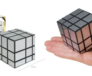 Cubo Magico Metalizado en Blister