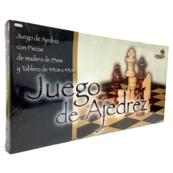 Ajedrez Bisonte Tablero 49x49 Madera