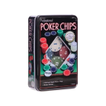Fichero Poker Caja Metalica x 100