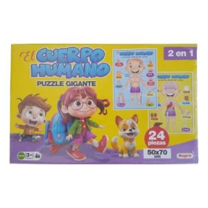 Puzzle Cuerpo Humano 2 en 1 x24