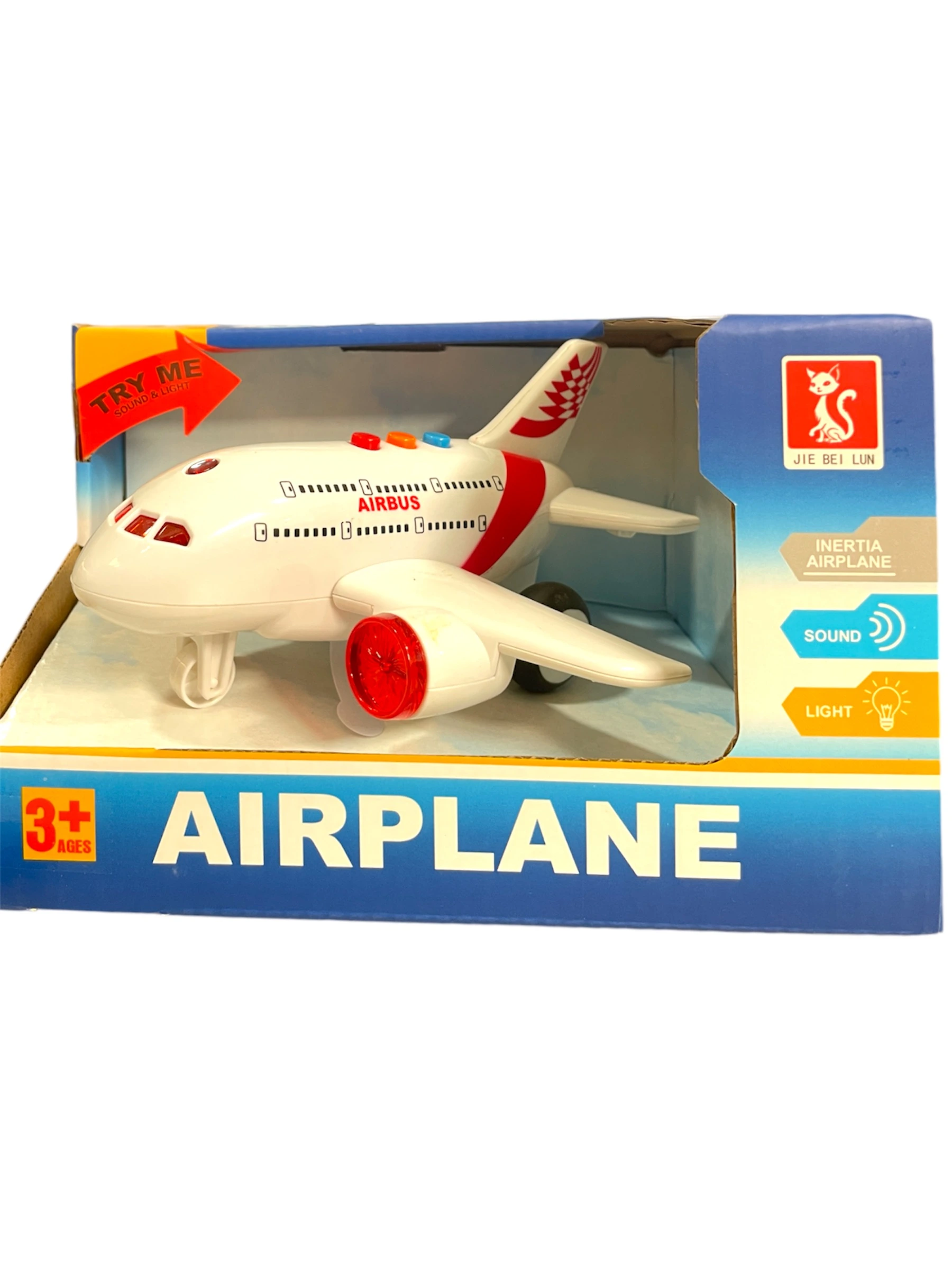 Avión con luz y sonido