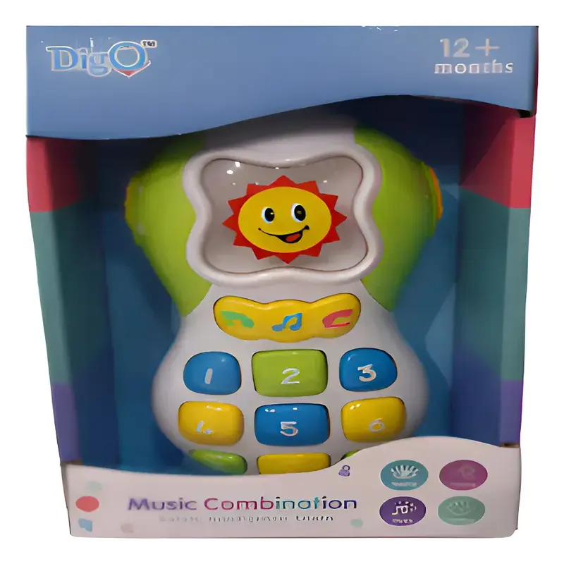 Teléfono con luz y sonido